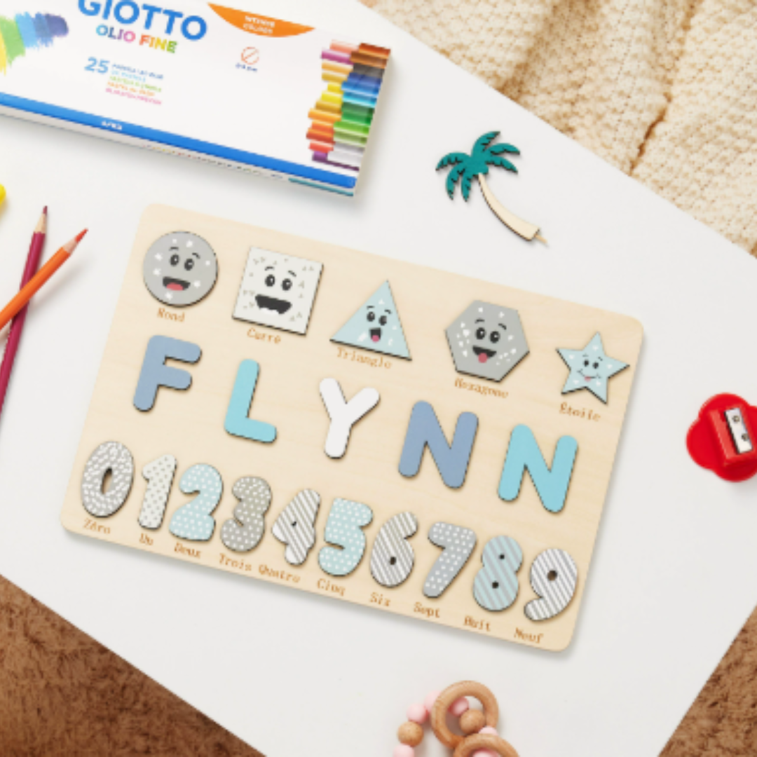 Woods™ - Tu propia etiqueta con tu nombre - Rompecabezas personalizado