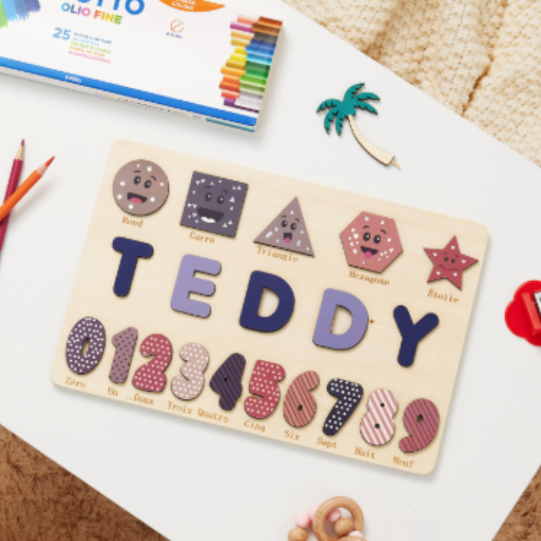 Woods™ - Tu propia etiqueta con tu nombre - Rompecabezas personalizado