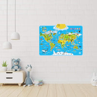 Thumbnail for LittleExplorers – Aprender y jugar – Mapa mundial de animales