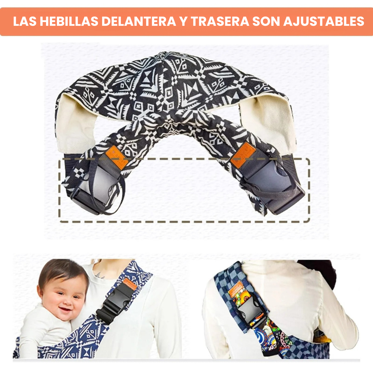 Baby Carry Sling™ - Portabebés ajustable - Portabebés de cadera
