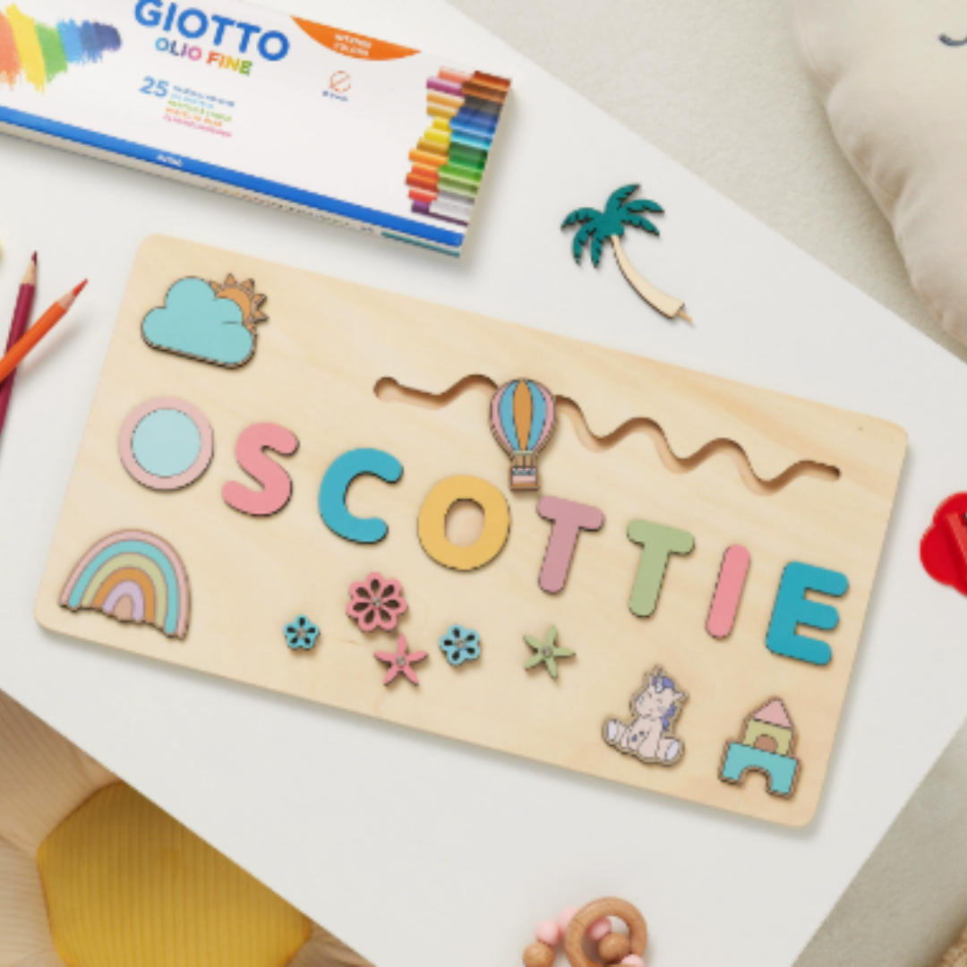 Woods™ - Tu propia etiqueta con tu nombre - Rompecabezas personalizado