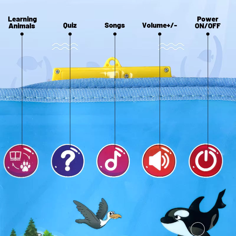 LittleExplorers – Aprender y jugar – Mapa mundial de animales