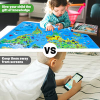 Thumbnail for LittleExplorers – Aprender y jugar – Mapa mundial de animales