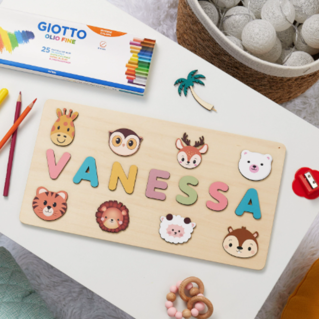 Woods™ - Tu propia etiqueta con tu nombre - Rompecabezas personalizado