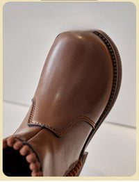 Thumbnail for Mini Fashion – Comodidad y estilo: botines de cuero