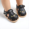 TinyPetals – Comodidad y estilo: sandalias para bebé con bordado floral