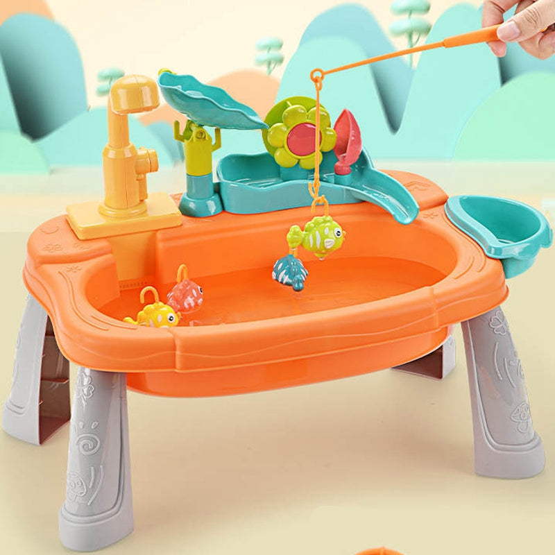 SinkPlay – Fantasía y desarrollo: fregadero de juguete y juego de pesca 2 en 1