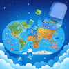 GeoMap – Educativo y divertido: rompecabezas de suelo con mapa del mundo