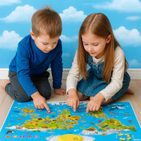 Thumbnail for LittleExplorers – Aprender y jugar – Mapa mundial de animales