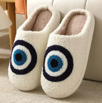 Thumbnail for Northern Lights Kids - Cálido y festivo - Pantuflas de felpa con motivos navideños