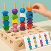 Woods™ - Fomentar la creatividad y mejorar las habilidades - Juego de puzzles Montessori de colores
