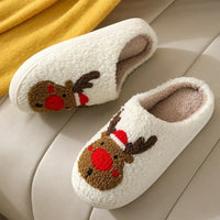 Thumbnail for Northern Lights Kids - Cálido y festivo - Pantuflas de felpa con motivos navideños