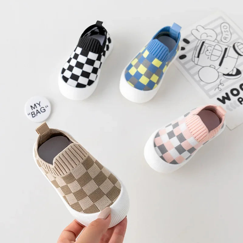Mini Fashion™ - Patrón en bloques - Zapato flexible sin cordones