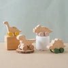 Woods™ - ¡Dino sobre ruedas! - Dinosaurios de madera
