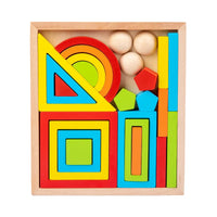 Thumbnail for Woods™ - Exploraciones de colores - Piezas apilables arco iris