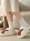 Northern Lights Kids - Cálido y festivo - Pantuflas de felpa con motivos navideños