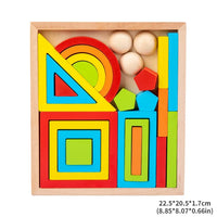 Thumbnail for Woods™ - Exploraciones de colores - Piezas apilables arco iris