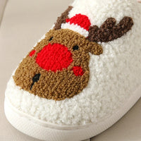 Thumbnail for Northern Lights Kids - Cálido y festivo - Pantuflas de felpa con motivos navideños