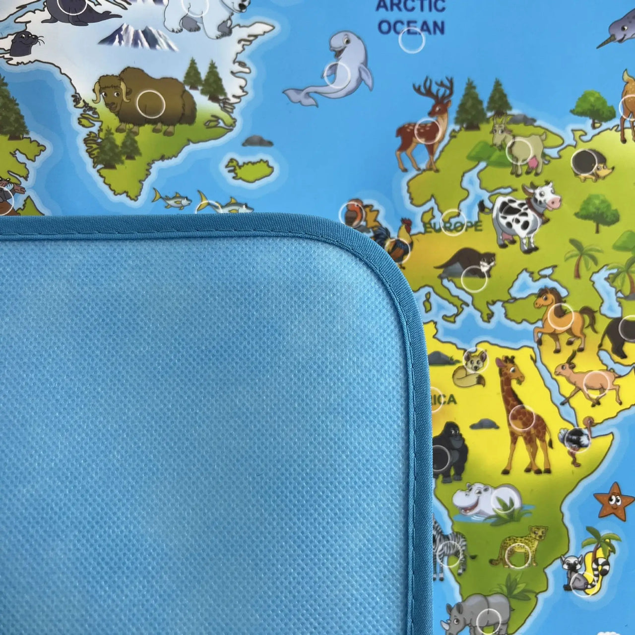 LittleExplorers – Aprender y jugar – Mapa mundial de animales