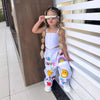 Mini Fashion™ - Conjunto de camiseta de tirantes y pantalón de moda para niños
