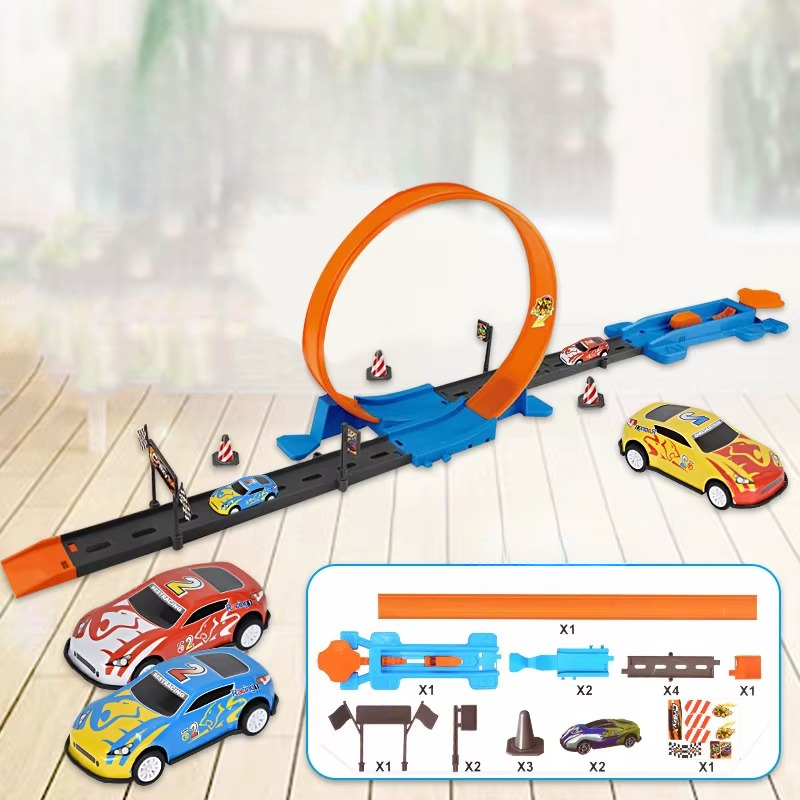 Double Race Track™ - Creatividad y diversión - Circuito en bucle
