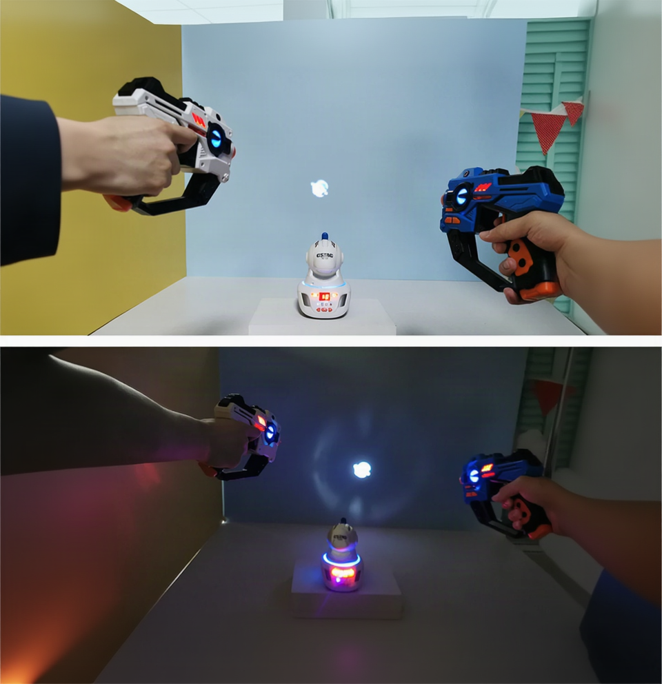 TargetPro – Competitivo y aventurero – Set de pistolas para combate láser