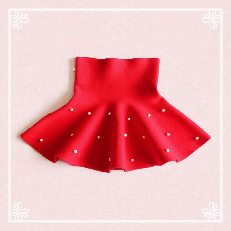 Girls Knitted Skirt – Comodidad y estilo – Falda infantil