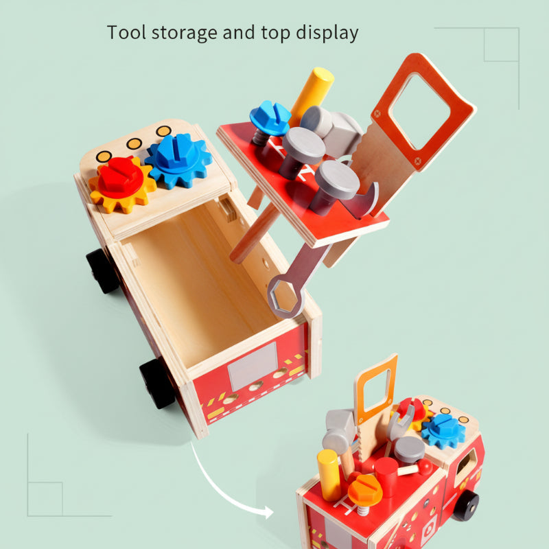 BuildRescue – Educativo y creativo – Camión de bomberos de madera