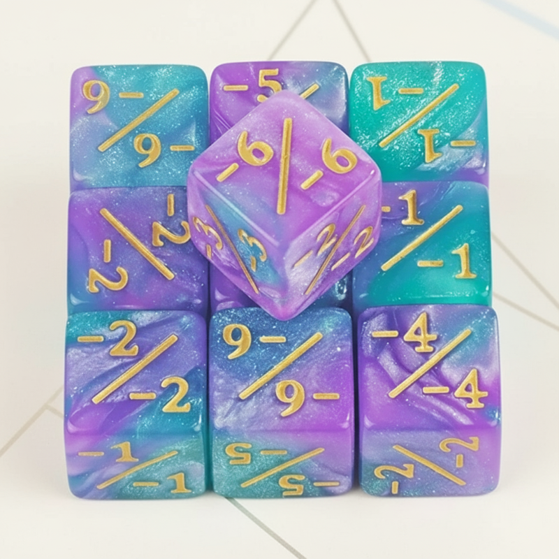 RollSmart – Divertido y educativo – Dados D6 para juegos de cartas