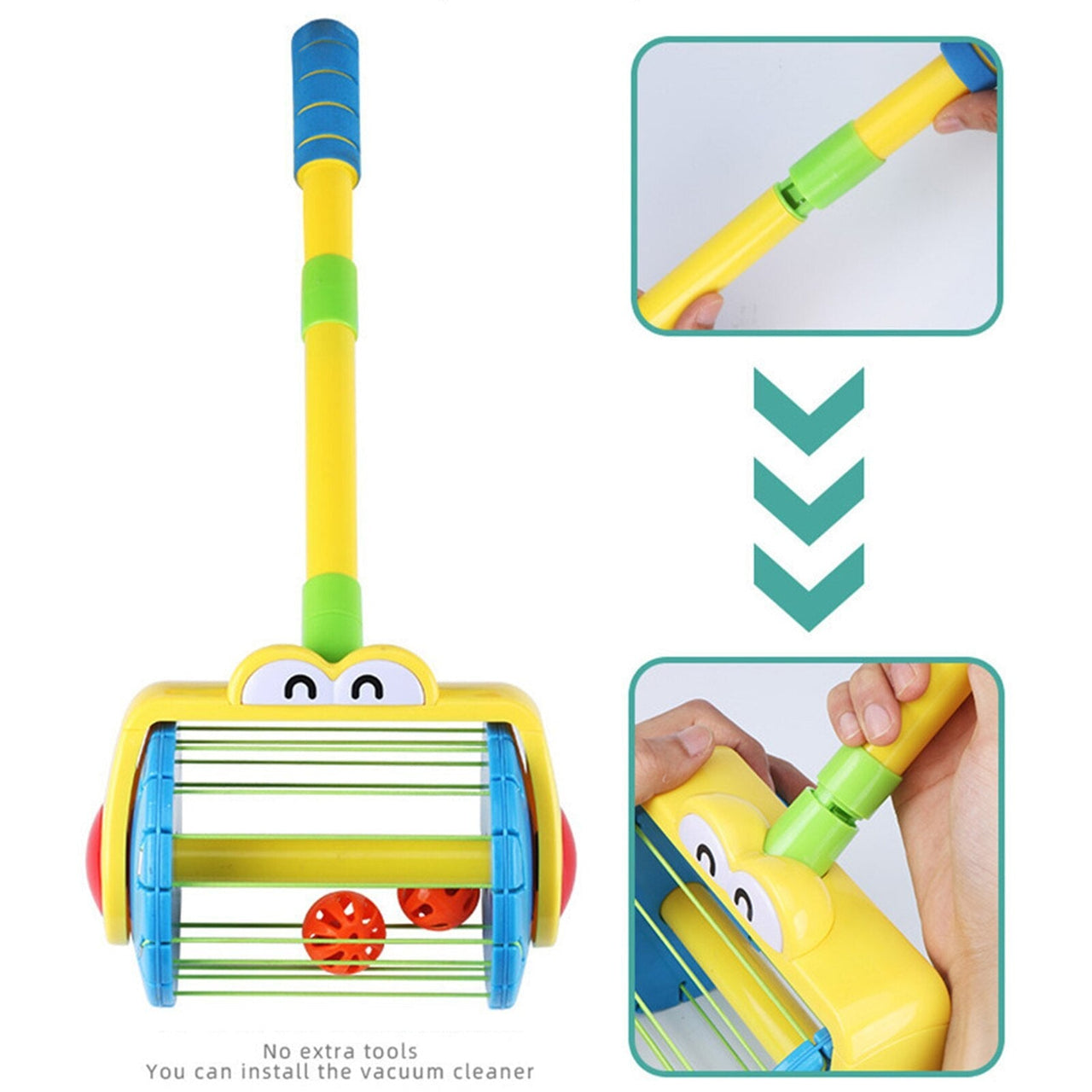 Push Cleaner Toy™ - Hacer de la limpieza una fiesta - Juego de la aspiradora