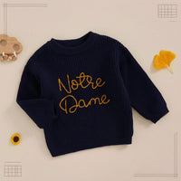 Thumbnail for WarmWeave – Cómodo y divertido: jersey «Notre Dame»