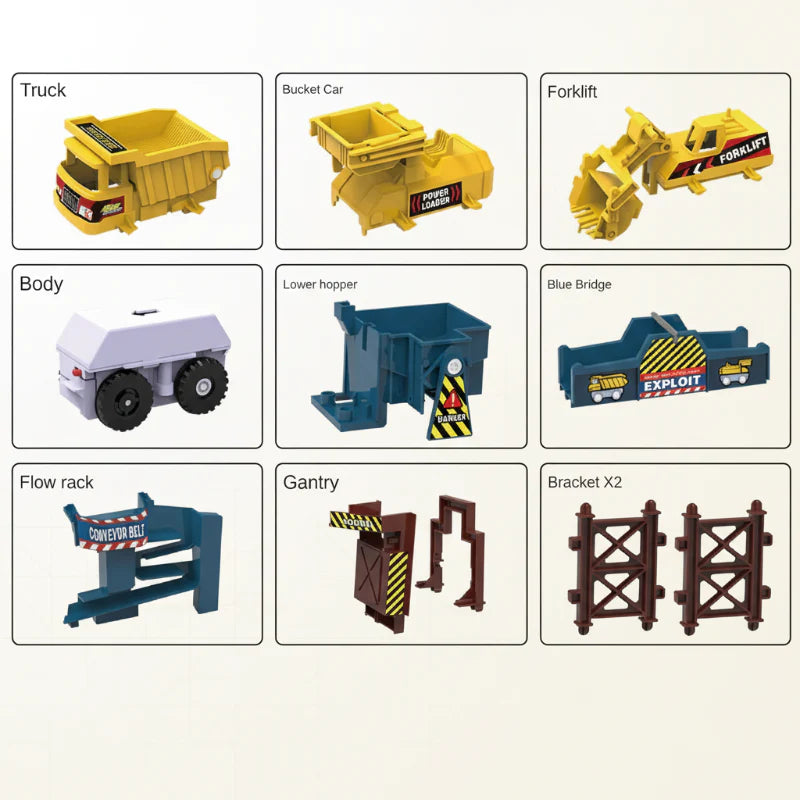 WorkZone – Imaginativo y divertido – Set de construcción eléctrica Race