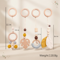Thumbnail for Wooden Baby Rattle Toy – Sensorial y seguro – Gimnasio para bebés
