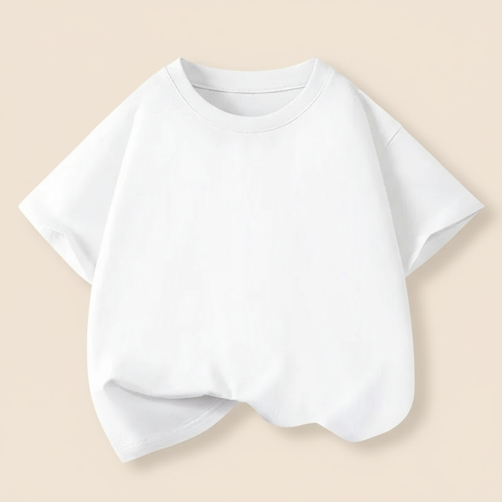 SimpleWear – Casual y suave – Camiseta Relax Fit con cuello redondo