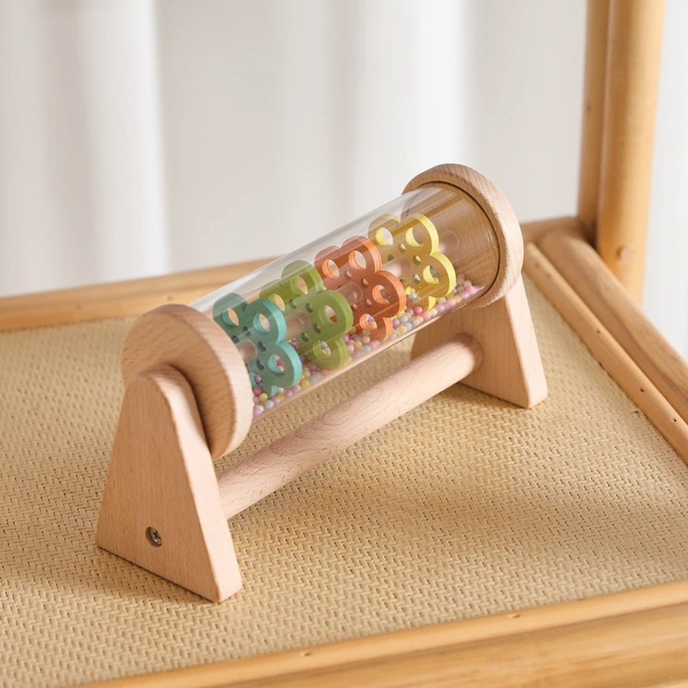 TinyMelody – Relajante y educativo: juguetes musicales de madera con sonido de lluvia