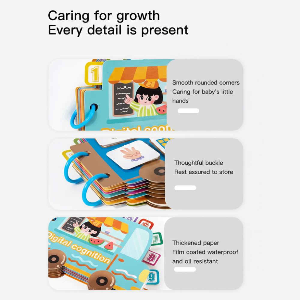 SmartCount – Educativo y lúdico – Cuaderno de números con actividades para contar