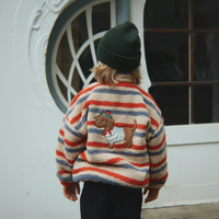 Thumbnail for WarmHug – Cómoda y moderna: chaqueta de forro polar para niños con estampados divertidos
