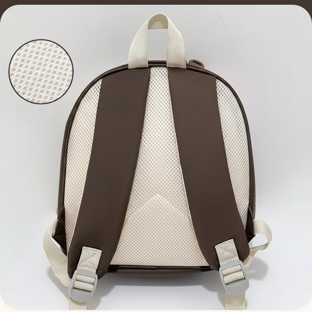 KiddoPack – Bonita y práctica: mochila infantil con patita luminosa