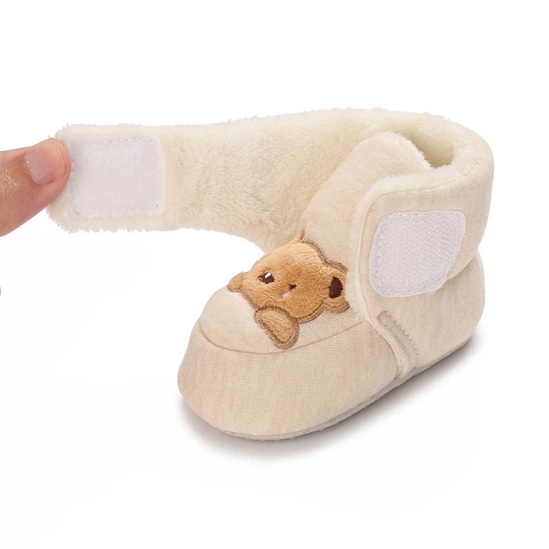 TinyBoots – Acogedoras y cómodas: zapatitos de felpa para bebés para el invierno