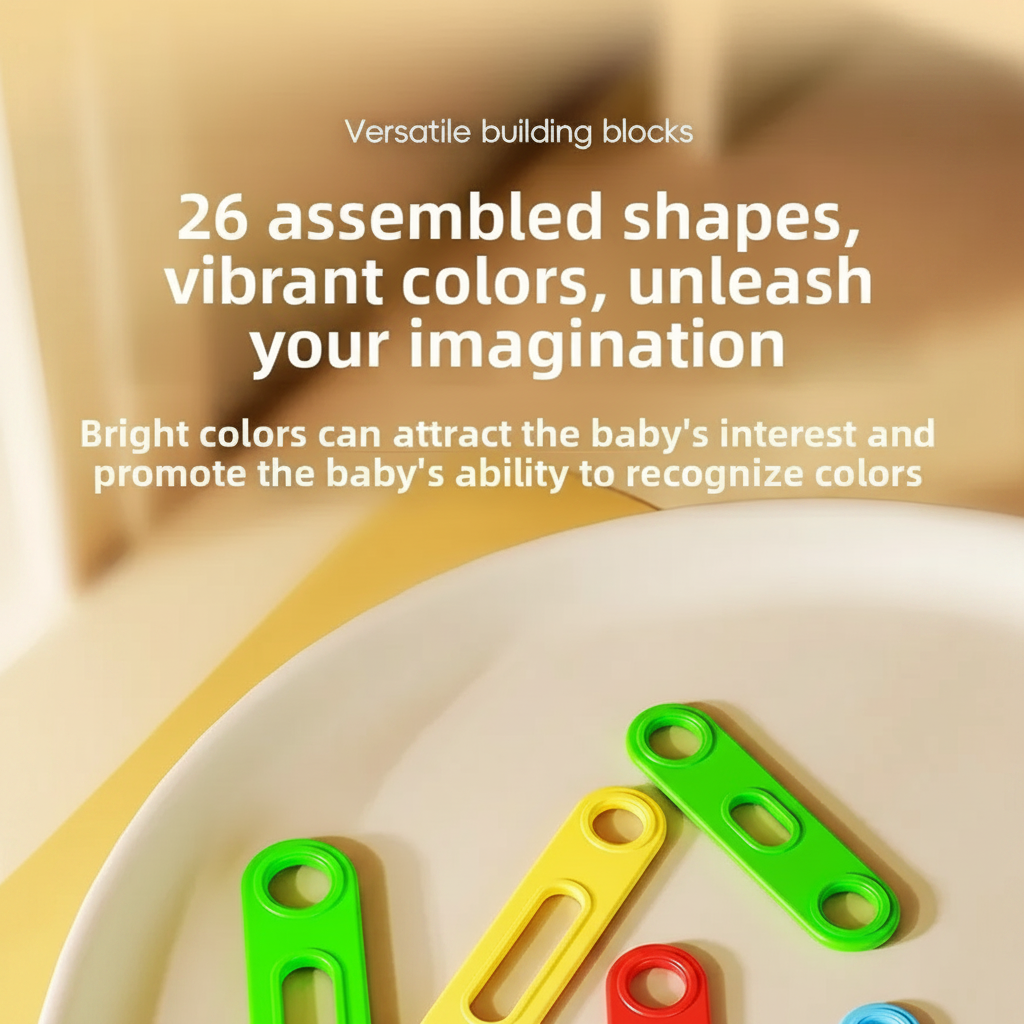 ShapeGenius – Creativo y educativo – Rompecabezas geométrico de tablero perforado