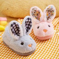 Thumbnail for BunnyToes – Suaves y cálidas: zapatillas de peluche con forma de conejo
