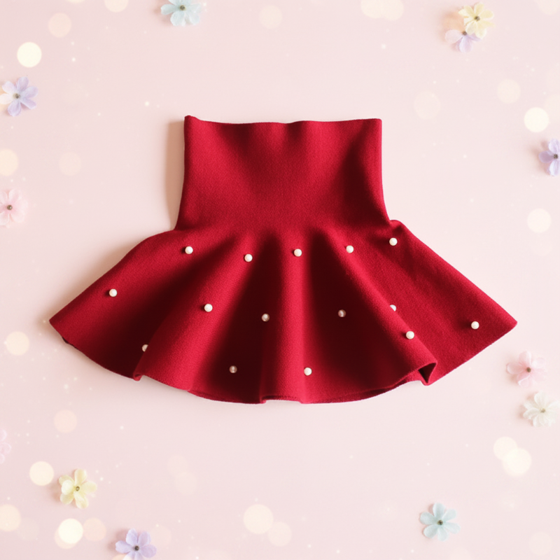 Girls Knitted Skirt – Comodidad y estilo – Falda infantil