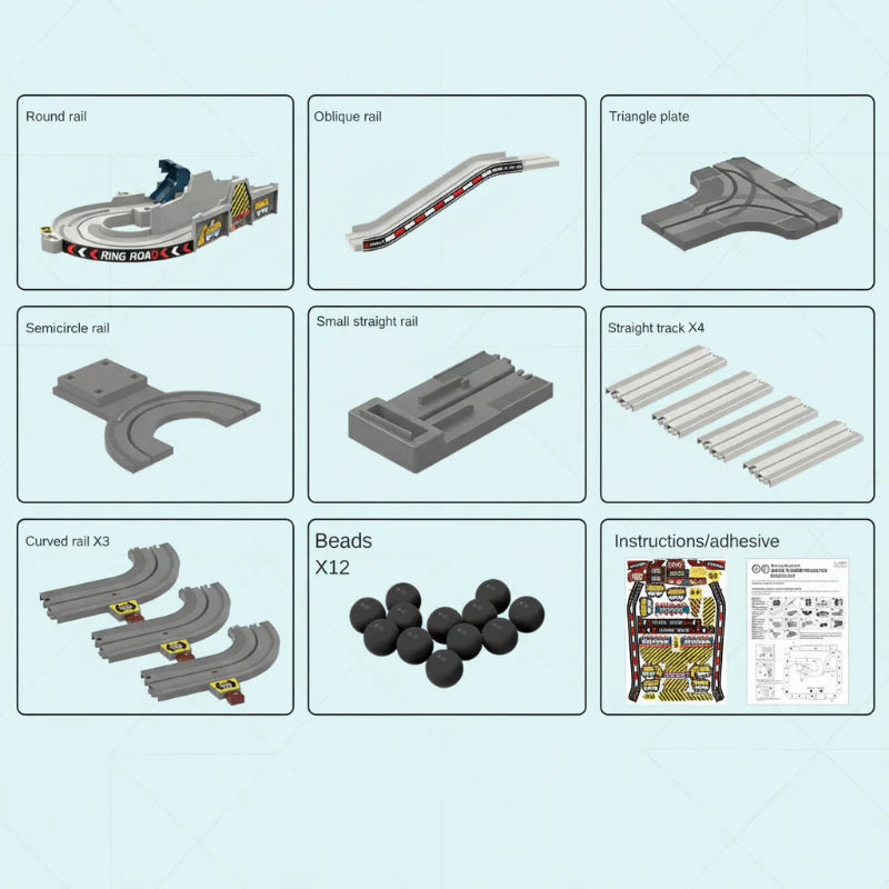 WorkZone – Imaginativo y divertido – Set de construcción eléctrica Race