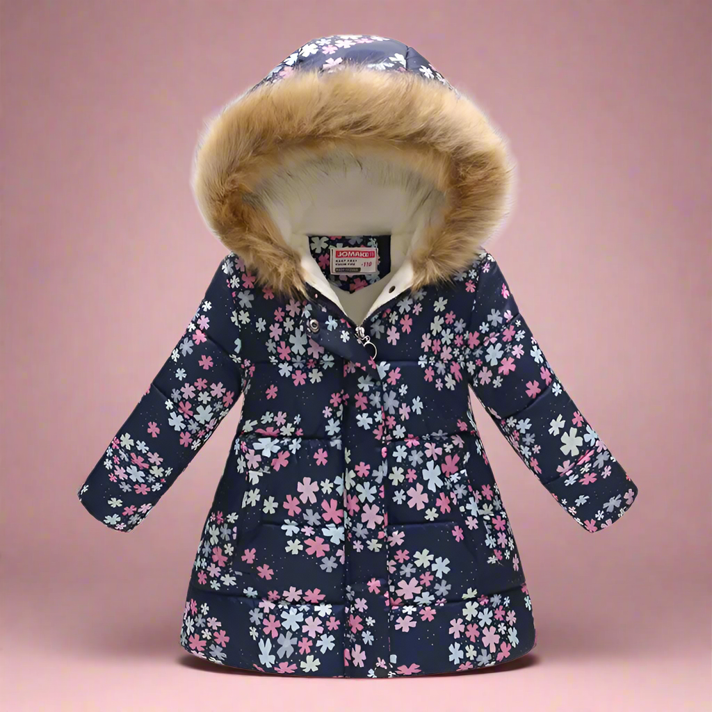 CozyTrend – Elegante y acogedor: abrigo acolchado de invierno para niñas