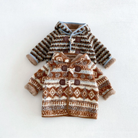 Thumbnail for LittleWarm – Acogedor y elegante: abrigo de invierno con diseño Fair Isle