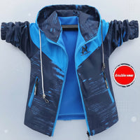 Thumbnail for Reversible Kids Jacket – Impermeable y cortavientos – Chaqueta ligera