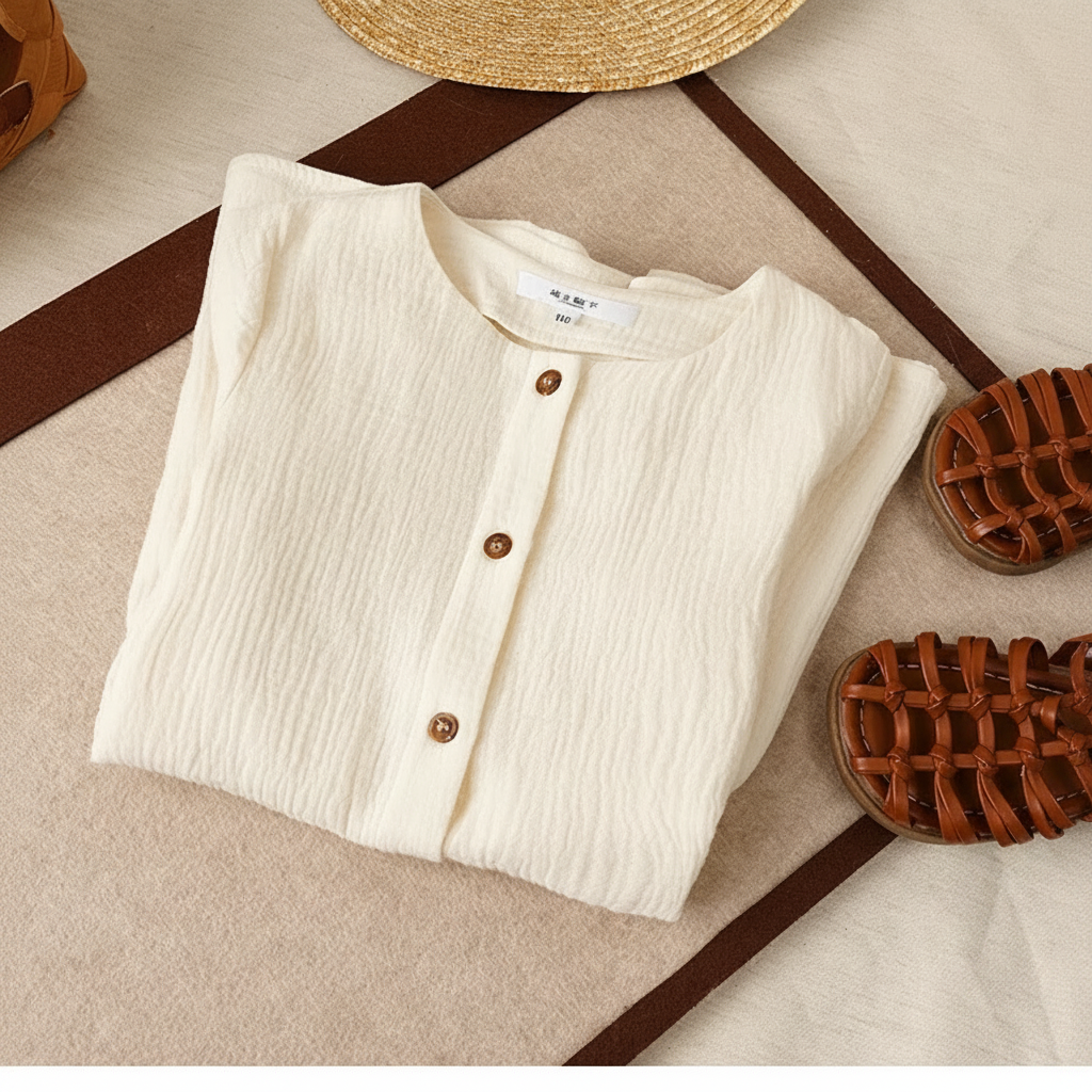 LunaDress – Elegante y vaporoso: vestido infantil con corte en A