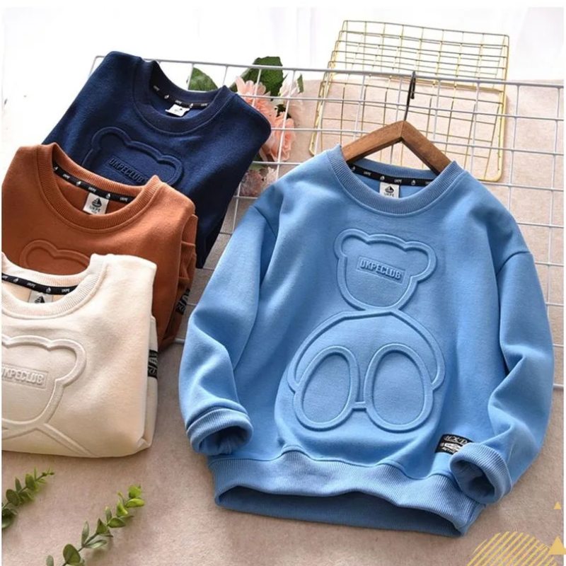 LittleCloud – Cómodo y acogedor: jersey con diseño de osos en 3D
