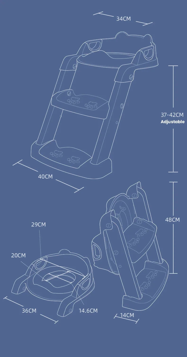 Potty Training Seat™ - Enseñar a los más pequeños a ir al baño - Asiento de entrenamiento para el orinal