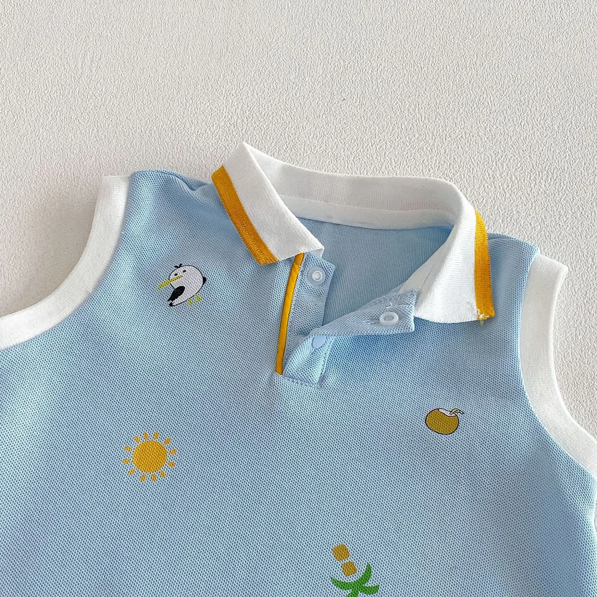 SunnyBaby – Cómodo y adorable: body tipo polo para bebés